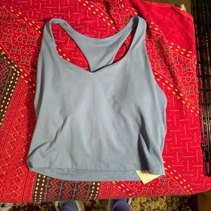 NWT Fabletics Light Blue Anywhere Tank